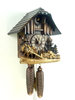 Black Forest house with horse logging carving